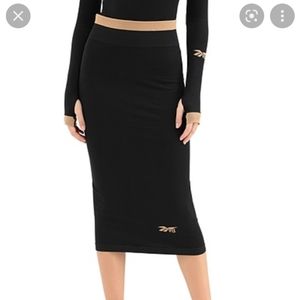 NWOT Reebok x Victoria Beckham women's midi skirt